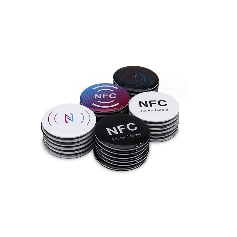 滴胶卡抗金属碰碰贴不干胶电梯图案nfc社交名片门禁卡批发